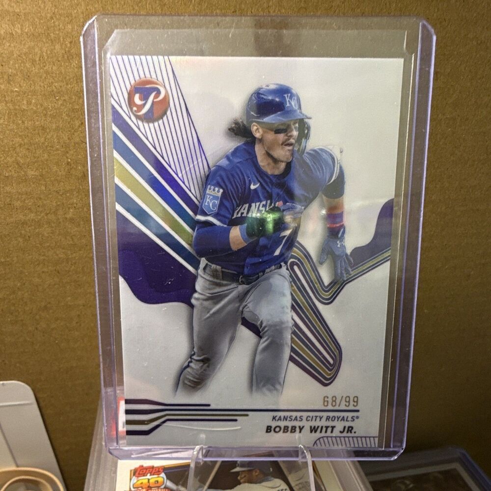 Topps 2024 Pristine Bobby Witt Jr. Purple Refractor /99 Royals #144